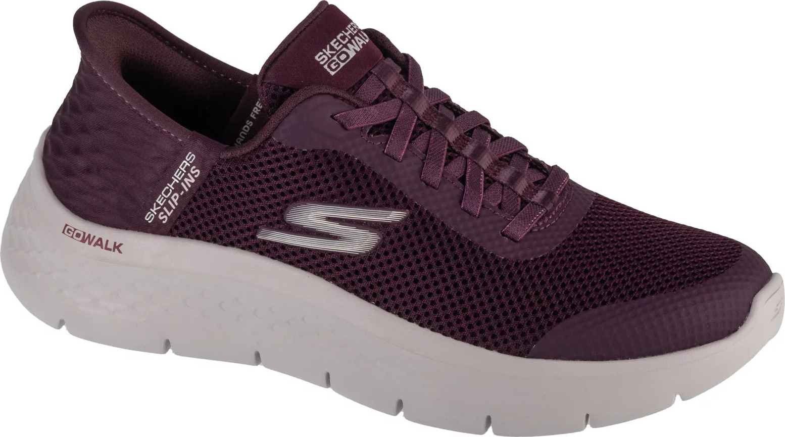 Vínové dámske športové tenisky Skechers Slip-Ins: GO WALK Flex - Grand Entry 124836-BURG Veľkosť: 36