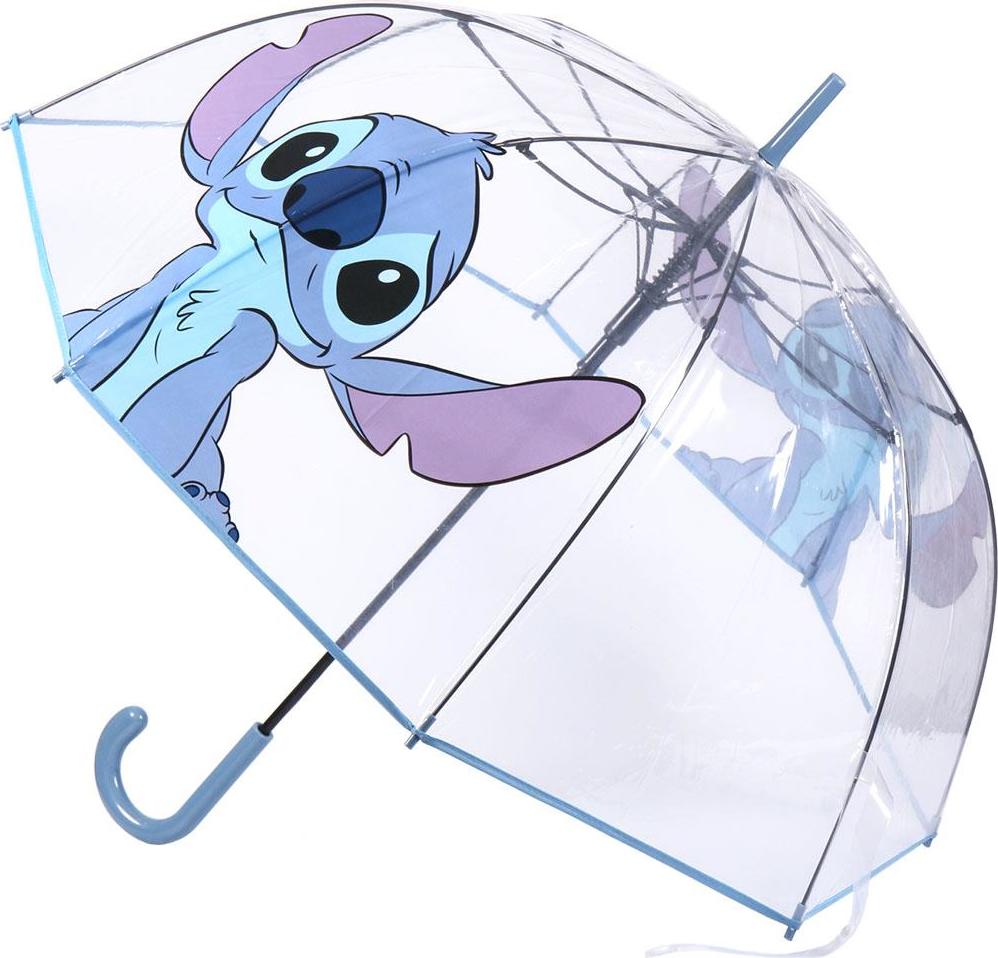 Priesvitný dievčenský dáždnik Stitch Veľkosť: ONE SIZE