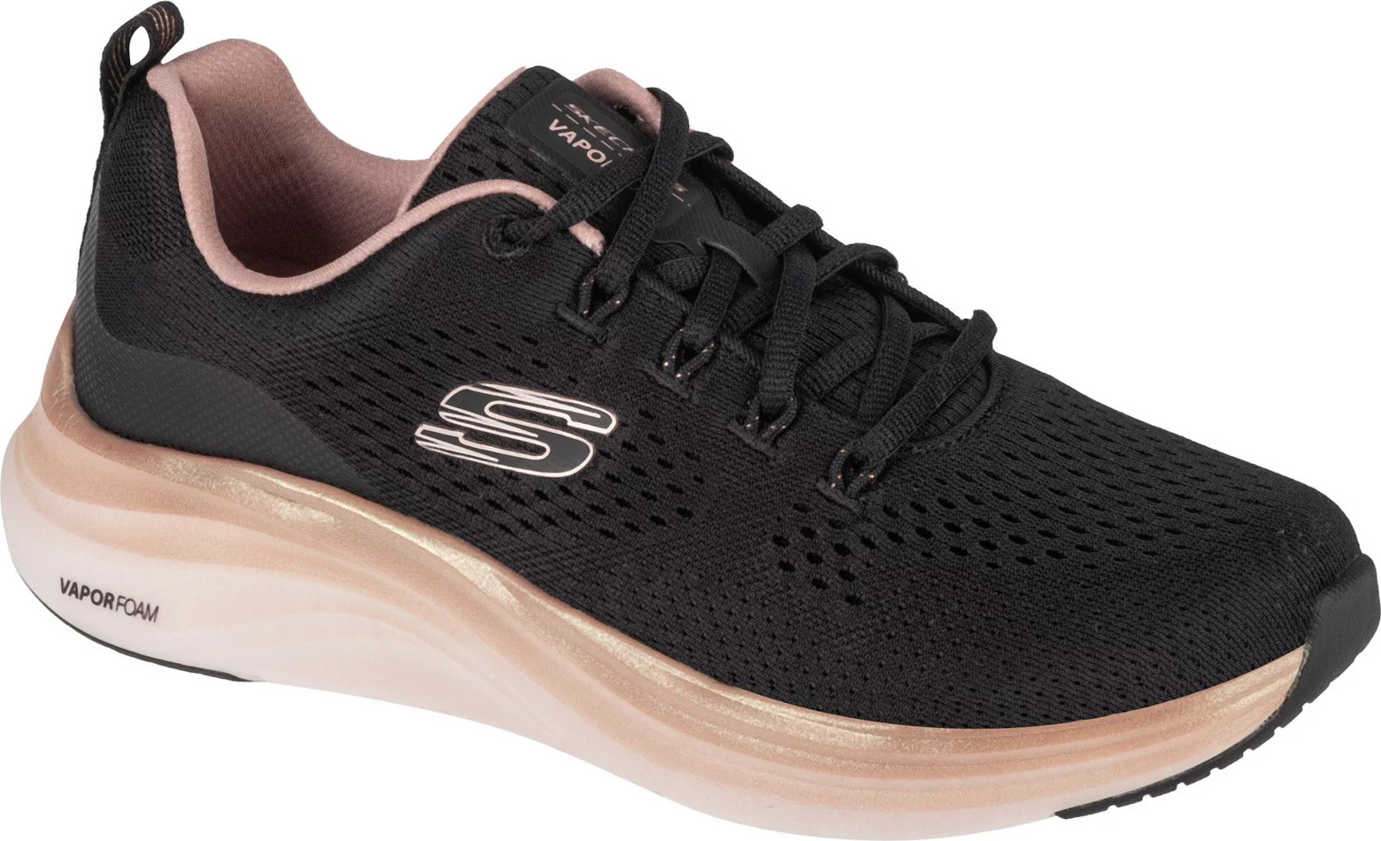 Čierne dámske tenisky Skechers Vapor Foam - Midnight Glimmer 150025-BKRG Veľkosť: 39,5