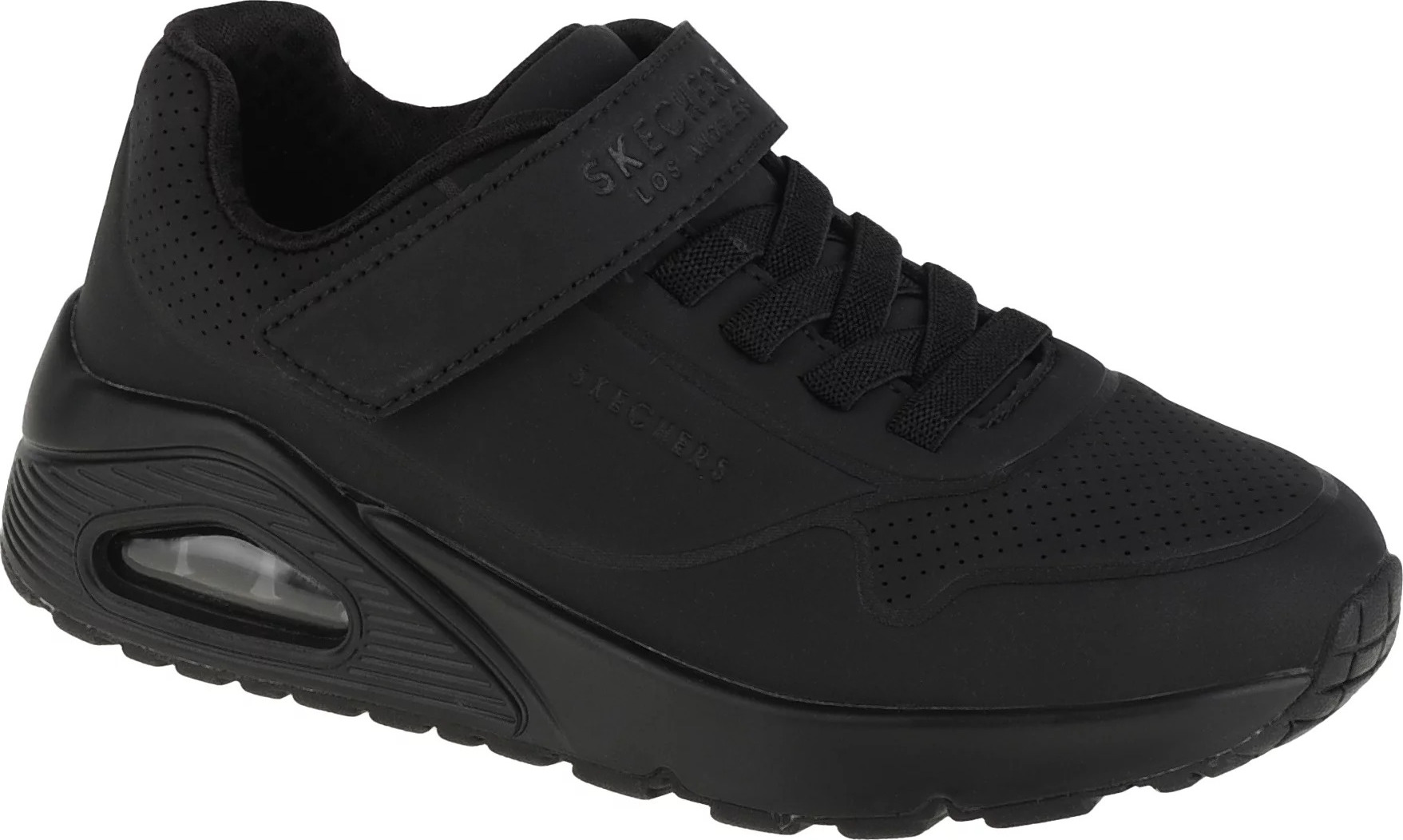 Čierne chlapčenské tenisky Skechers Uno Air Blitz 403673L-BBK Veľkosť: 28