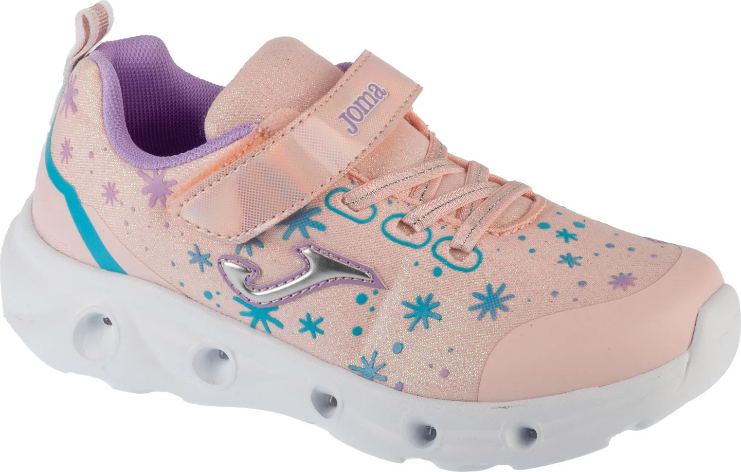 Marhuľové detské svietiace tenisky Joma Space Jr 2513 JSPACS2513V Veľkosť: 26