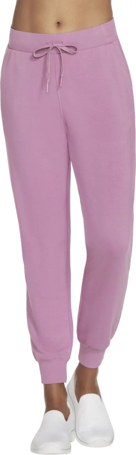 Ružové dámske tepláky Skechers Skechluxe Elevate Jogger Pant PT79-LTMV Veľkosť: S