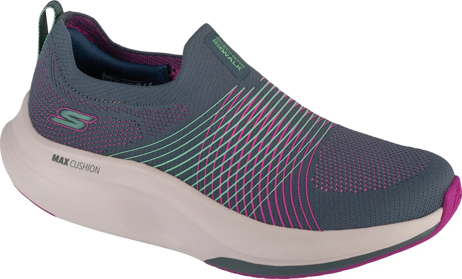 Tmavosivé dámske tenisky Skechers Go Walk Max Walker - Sally 125052-CCPR Veľkosť: 41