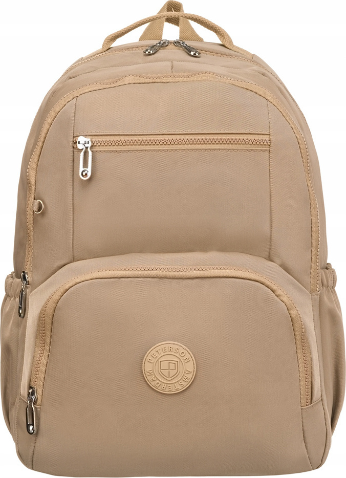 Peterson Béžový priestranný športový plecniak PTN 3304-CO Veľkosť: ONE SIZE