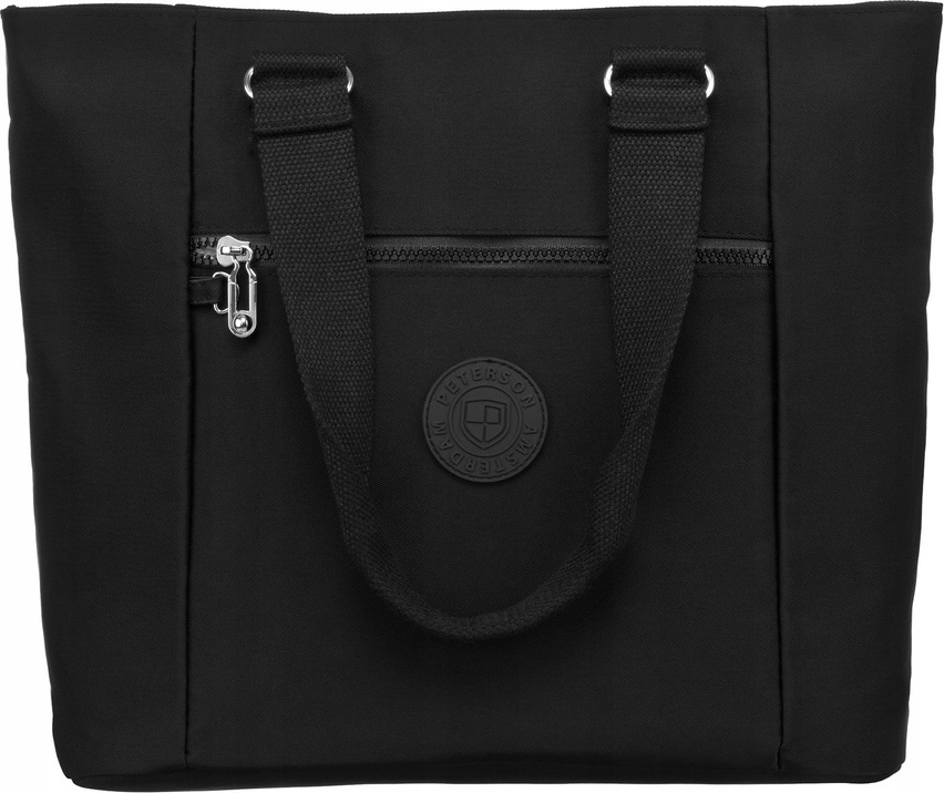 Peterson čierna priestranná shopper taška PTN 3301-CO Veľkosť: ONE SIZE
