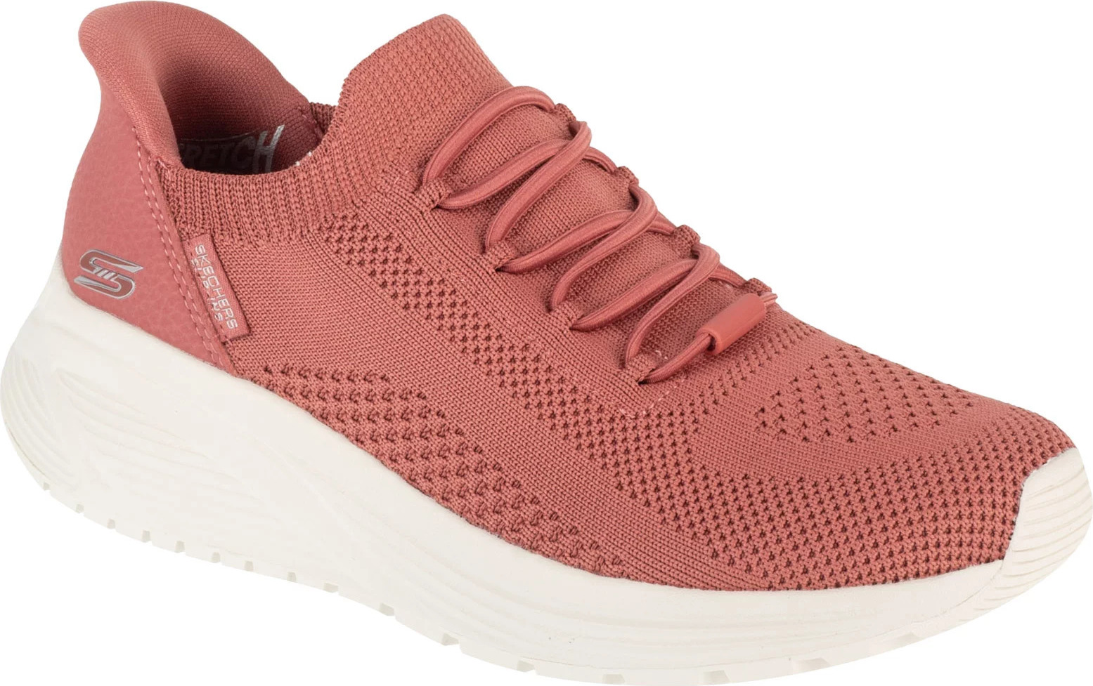 Tmavoružové dámske tenisky Skechers Slip-Ins: Bobs Sparrow 2.0 - Lucky Run 117620-ROS Veľkosť: 36