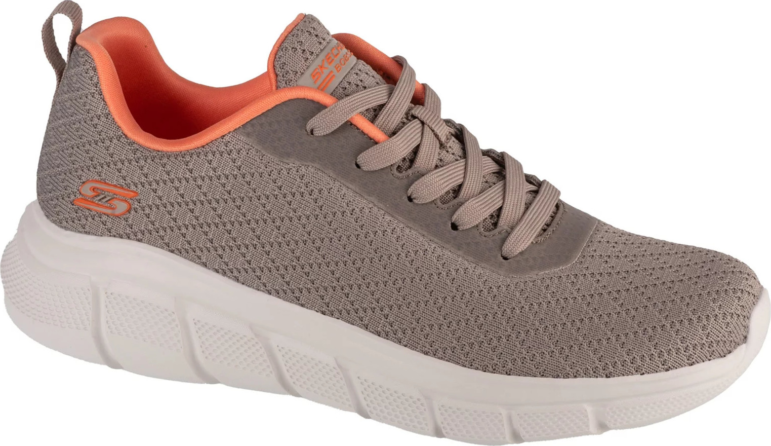 Sivé dámske tenisky Skechers Bobs Sport B Flex - Quick Pivot 117328-TPE Veľkosť: 36