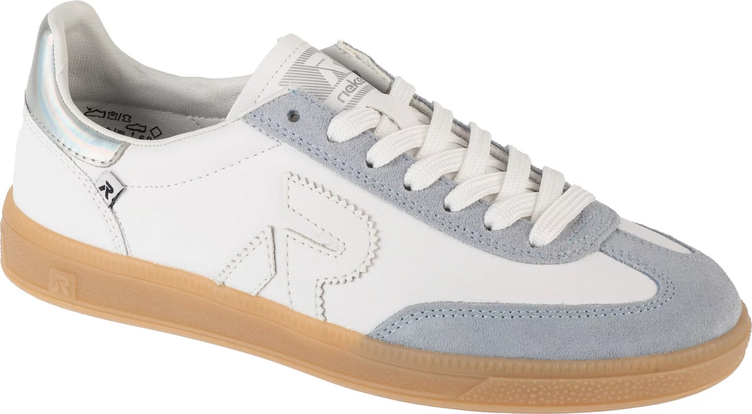 Bielo-sivé dámske tenisky Rieker Sneakers W2200-84 Veľkosť: 37
