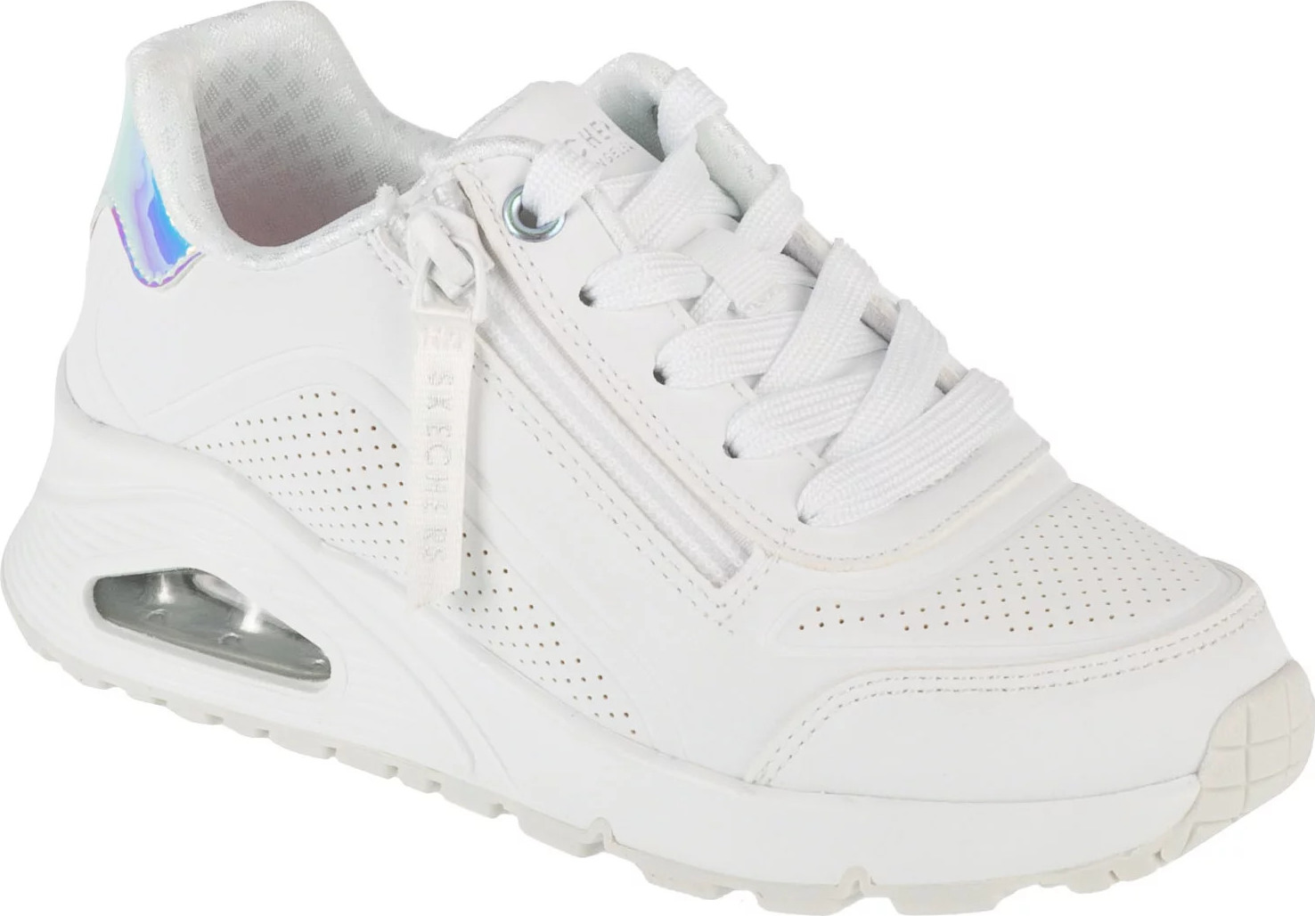 Biele tenisky Skechers Uno Gen1 - Zip And Stride 310554L-WHT Veľkosť: 30