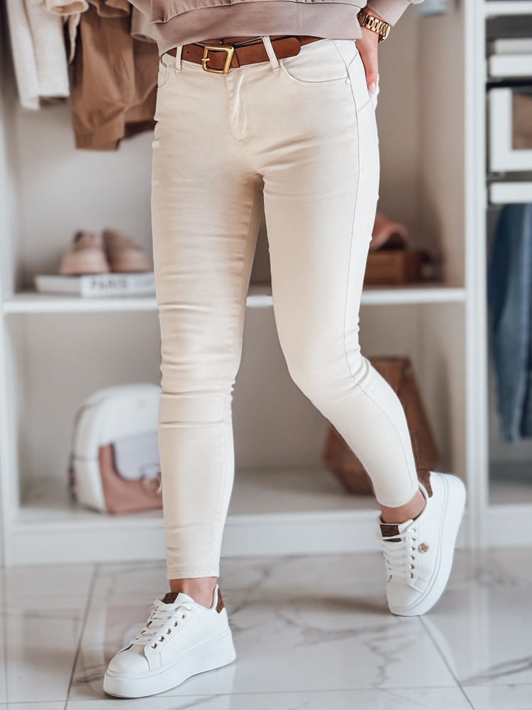 Smotanové skinny džínsy LODGE UY2434 Veľkosť: M