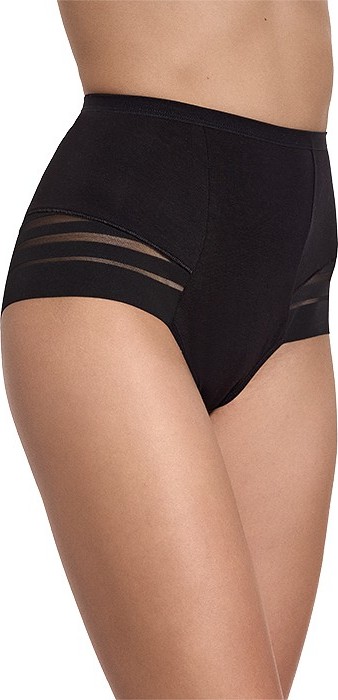 Nohavičky s vysokým pásom a pruhovaným lemovaním Gabidar 209 M-2XL Veľkosť: M, Barva: čierna