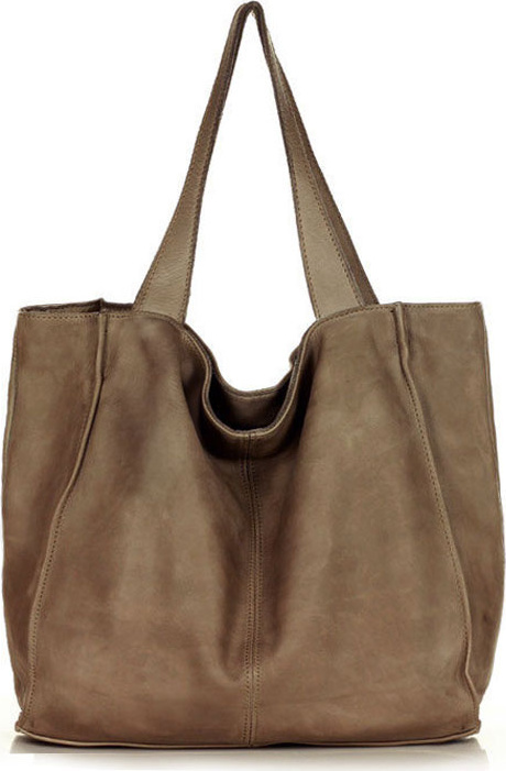 MARCO MAZZINI Cappuccino klasická shopper kabelka (v102L) Veľkosť: ONE SIZE