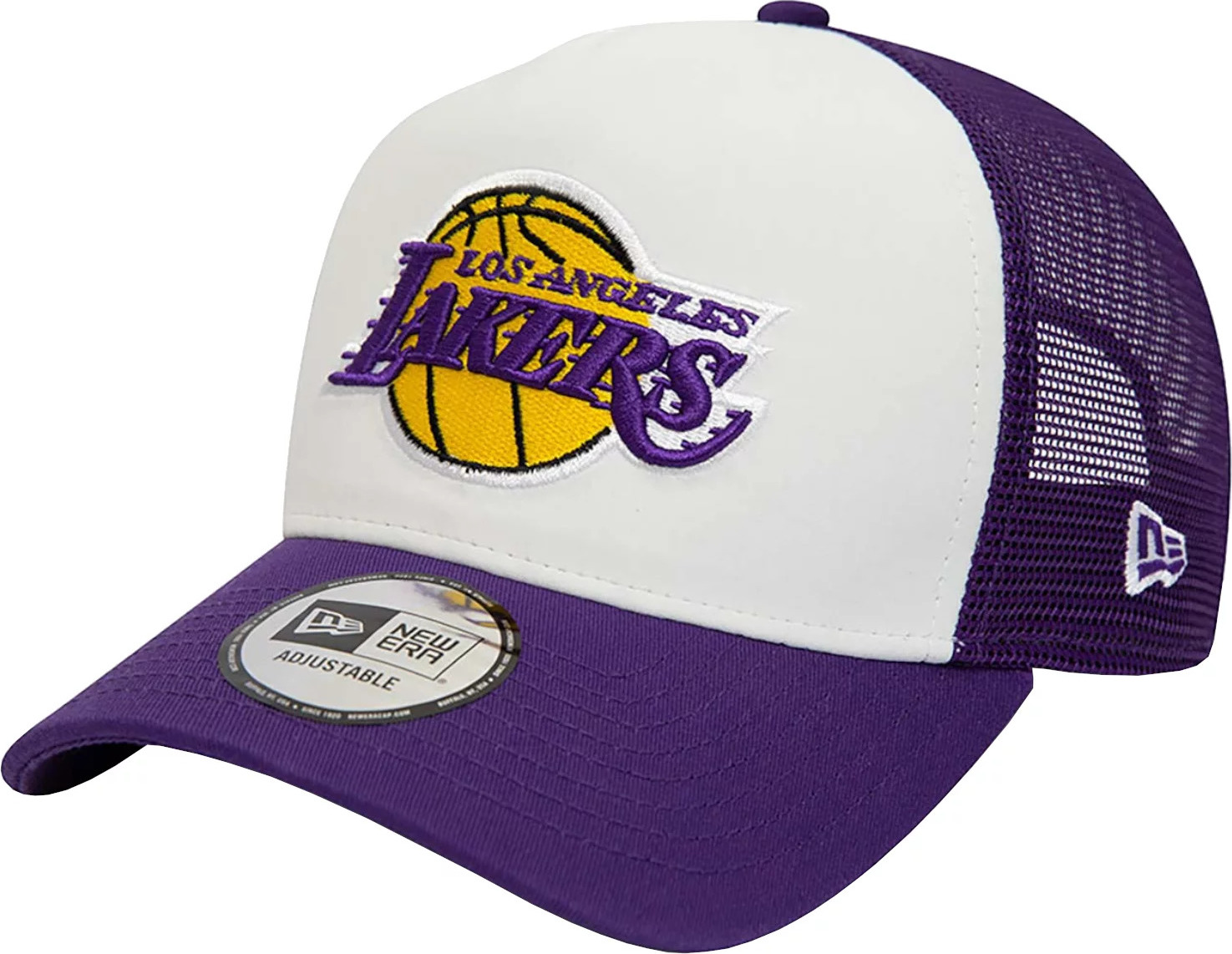 Bielo-fialová šiltovka New Era A-Frame Los Angeles Lakers Cap 60348857 Veľkosť: ONE SIZE