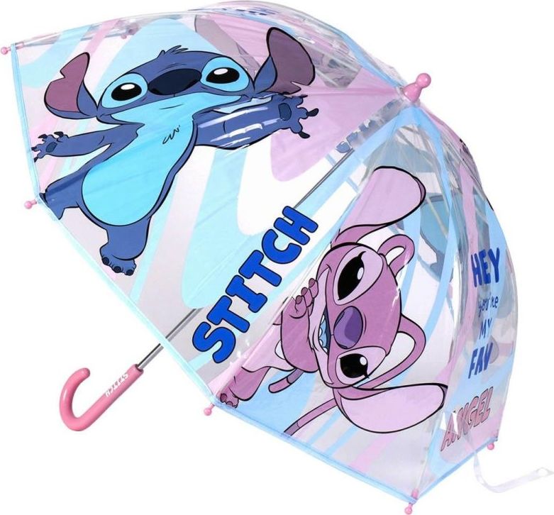 Detský dáždnik s ružovou rukoväťou Lilo and Stitch Veľkosť: ONE SIZE