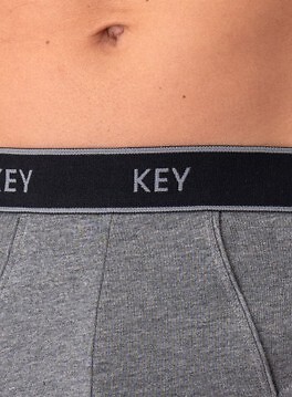 Pánske boxerky Key MXH 222 A25 M-2XL Veľkosť: M, Barva: Grafitová