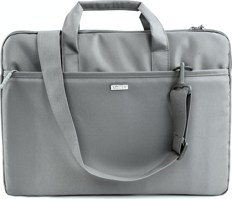 Solier Látková sivá taška na notebook Venga (TORBA SM01 VENGA GREY A213(2301)) Veľkosť: ONE SIZE