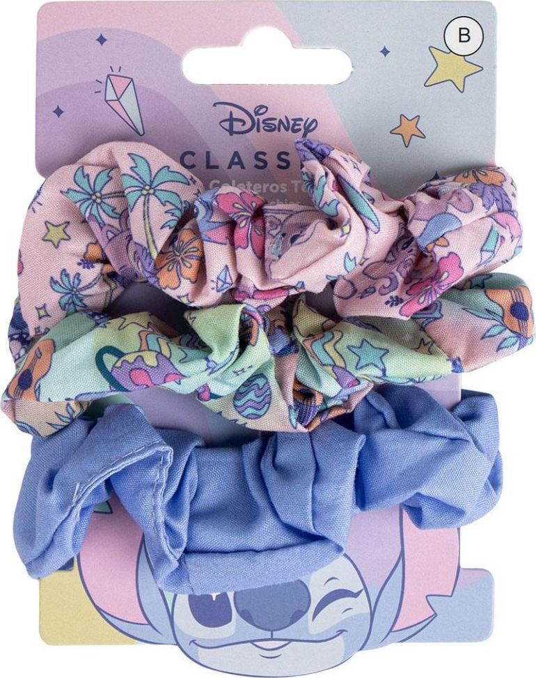 Sada 3 gumičiek do vlasov Lilo and Stitch Veľkosť: ONE SIZE