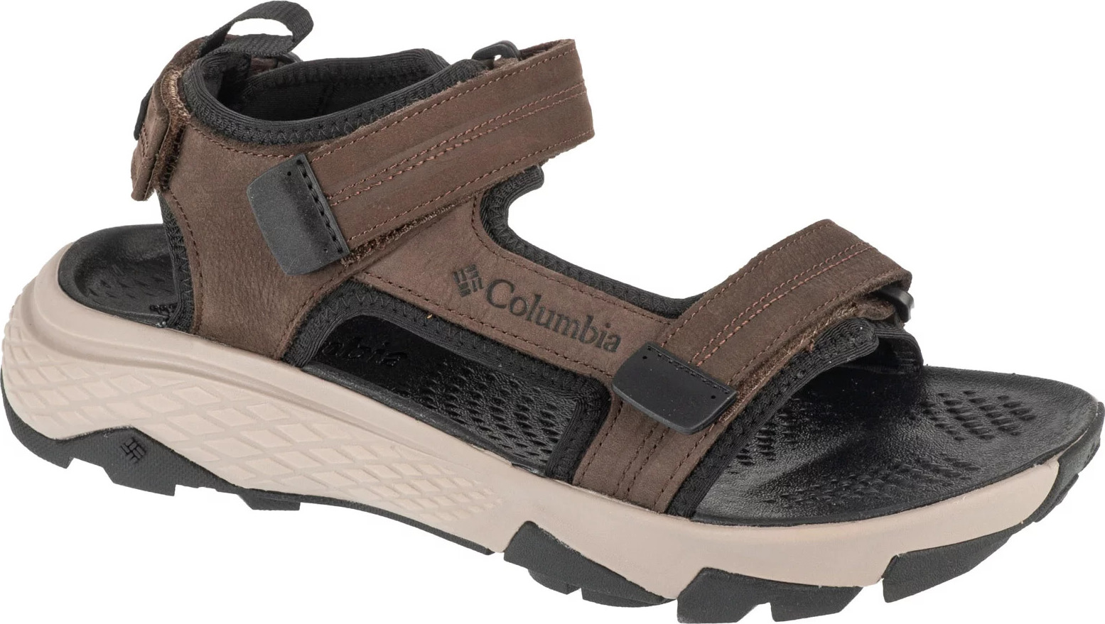 Hnedé pánske športové sandále Columbia Peakfreak Rush Sandal Lea 2121251231 Veľkosť: 42