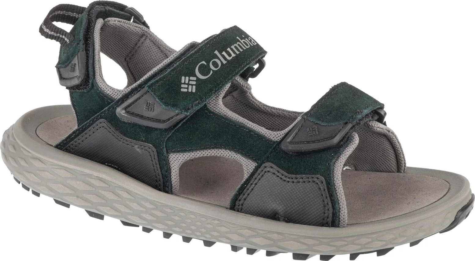 Čierne pánske športové sandále Columbia Konos Hiker 3-Strap Sandal 2121571010 Veľkosť: 41