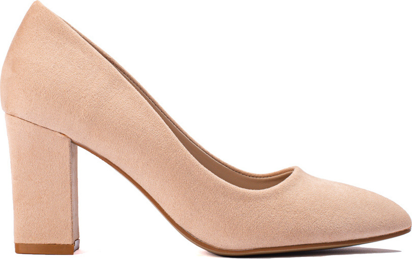 Béžové dámske lodičky na stĺpiku GD-FL365B-BE Veľkosť: 37