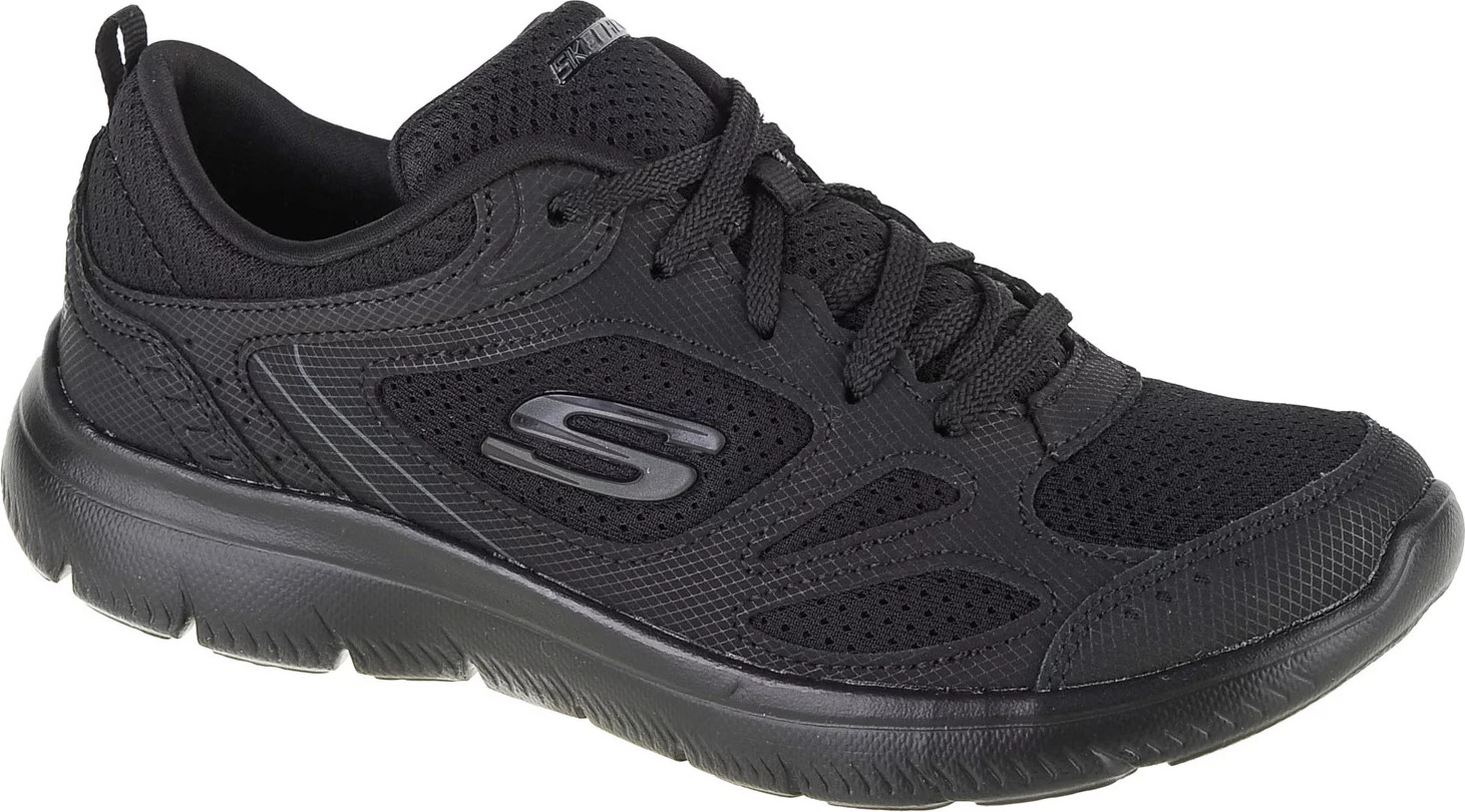 Čierne dámske tenisky Skechers Summits Suited 12982-BBK Veľkosť: 38