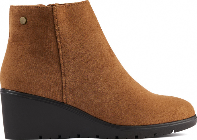 Hnedé členkové topánky na kline YL151C Veľkosť: 40