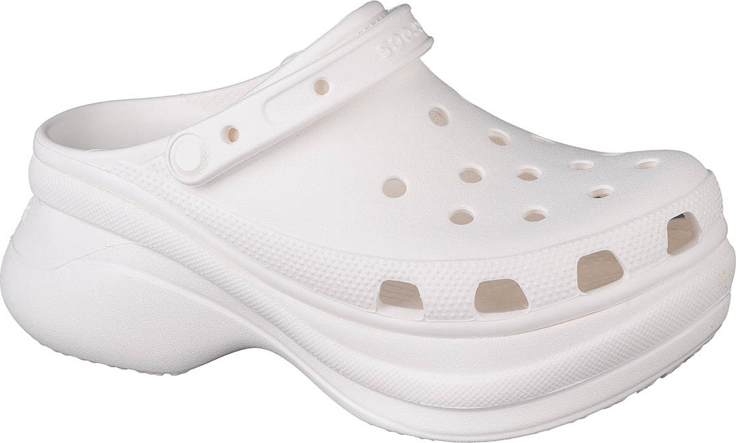 Biele dámske nazuváky Crocs W Classic Bae Clog 206302-100 Veľkosť: 38/39