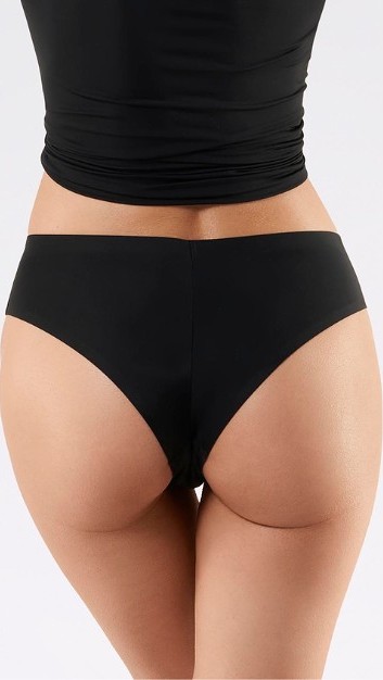 Dámske bezšvové brazílky Julimex Panty Brasil Veľkosť: L, Barva: čierna