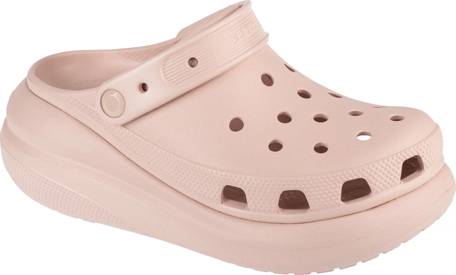 Svetloružové nazuváky na platforme Crocs Classic Crush Clog 207521-6UR Veľkosť: 37/38
