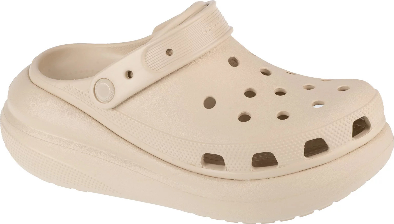 Béžové nazuváky na platforme Crocs Classic Crush Clog 207521-2Y2 Veľkosť: 37