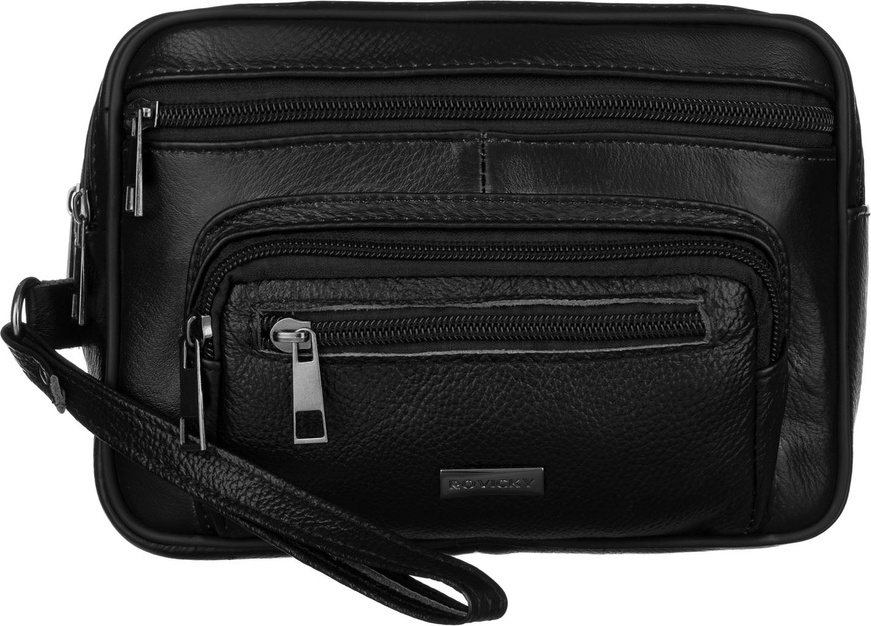Rovicky pánska čierna kožená etue R-13211-2129 BLACK Veľkosť: ONE SIZE