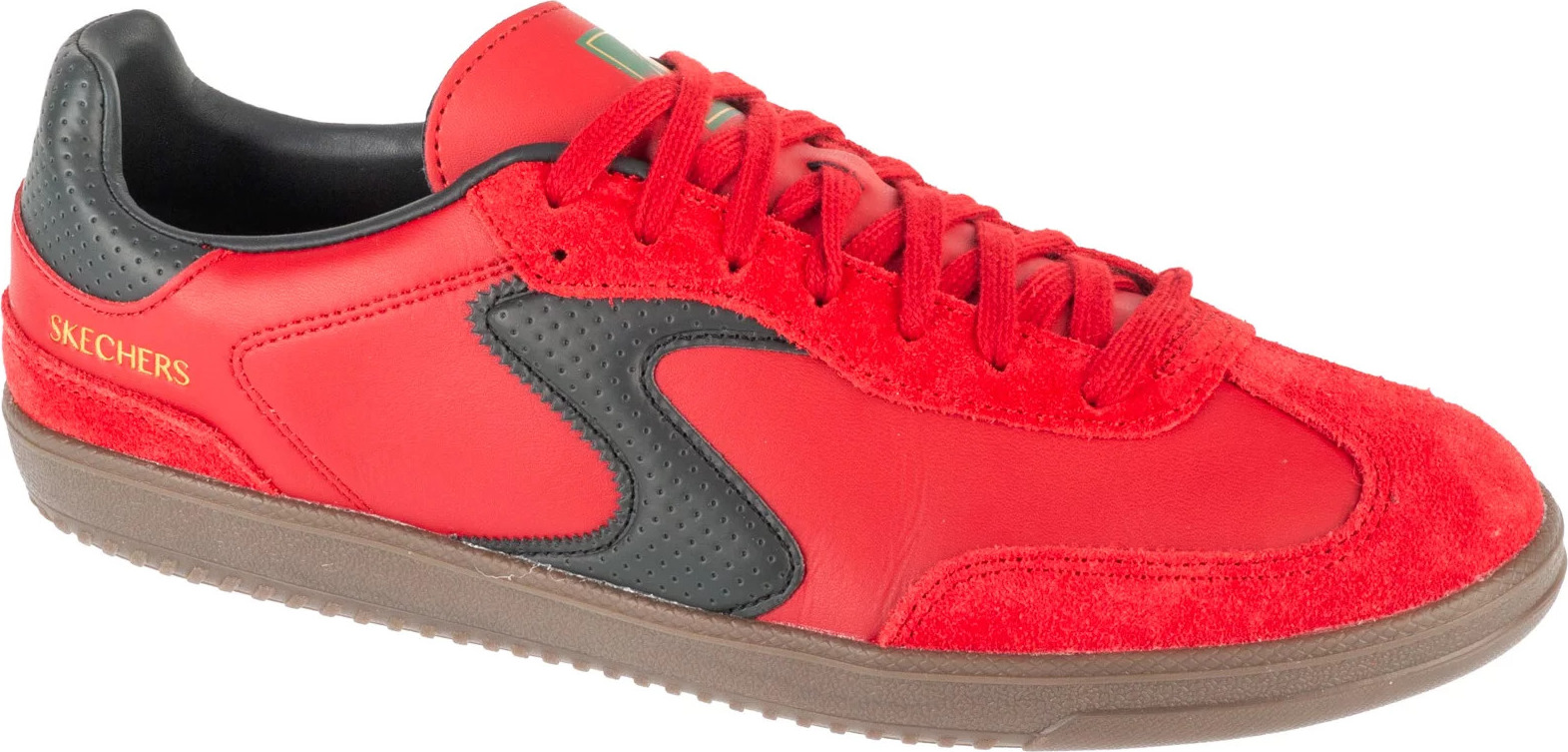 Červeno-čierne pánske tenisky Skechers Hotshot - Roaver 254152-RDBK Veľkosť: 41