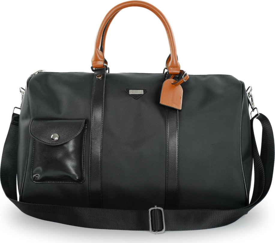 Štýlová a funkčná čierna cestovná taška FB49 BARRLEY BLACK 805 Veľkosť: ONE SIZE
