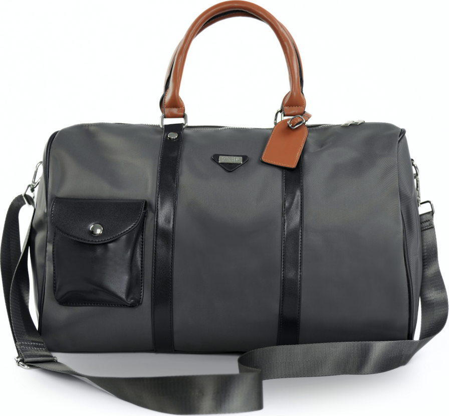 Štýlová a funkčná sivá cestovná taška FB49 BARRLEY BEIGE 805 Veľkosť: ONE SIZE