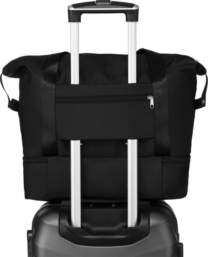 Peterson čierna cestovná taška z odolného polyesteru PTN 23033 Veľkosť: ONE SIZE