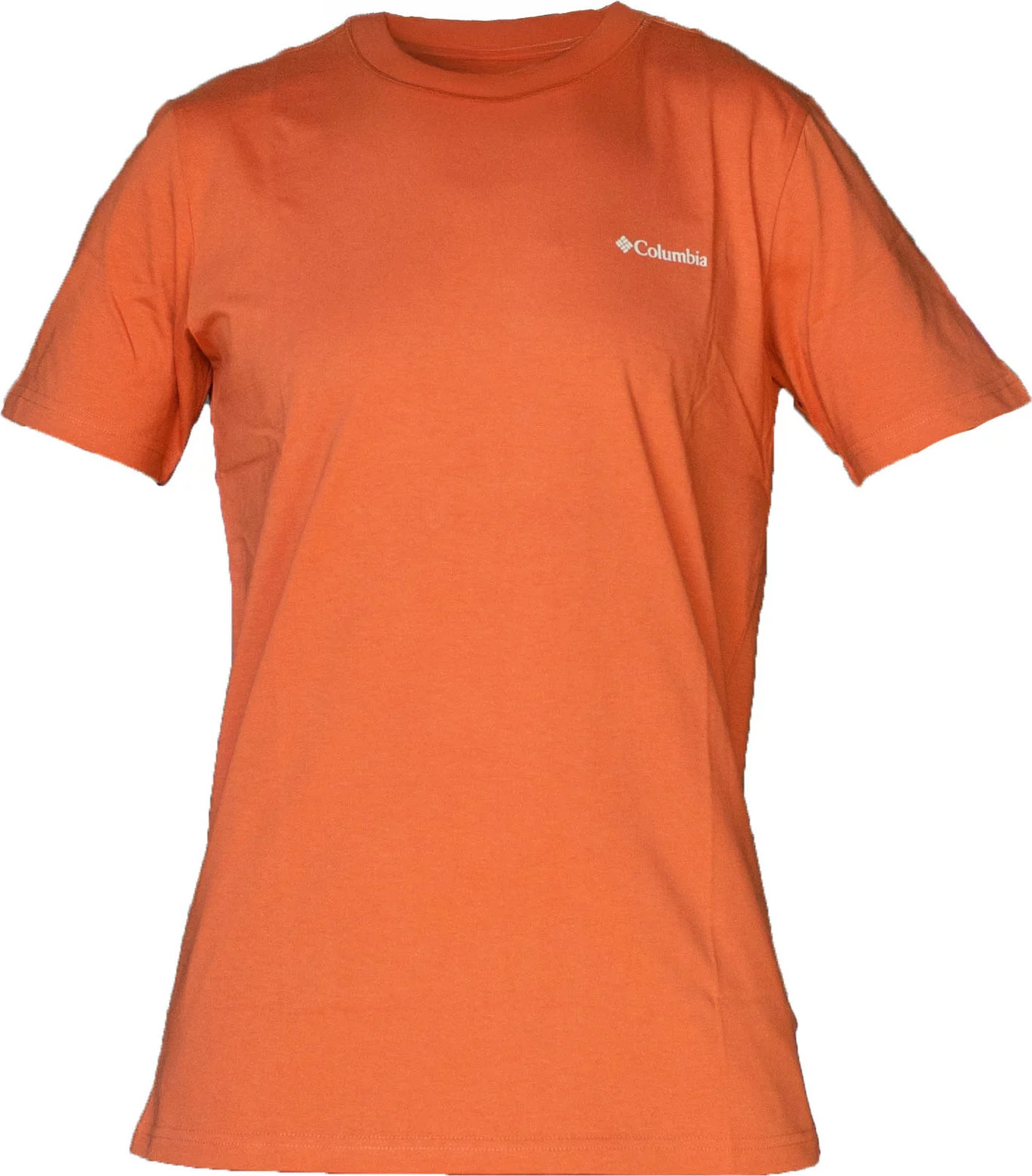 Oranžové pánske bavlnené tričko Columbia Rapid Ridge Back Graphic Tee II 1934824851 Veľkosť: L