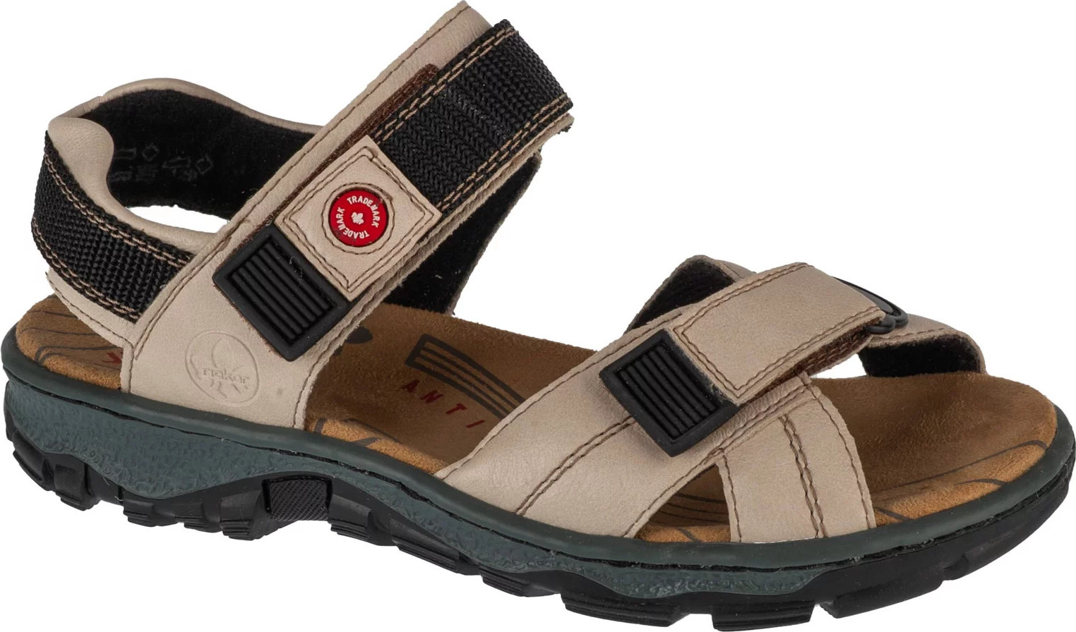 Béžové dámske športové sandále Rieker Sandals 68851-80 Veľkosť: 37