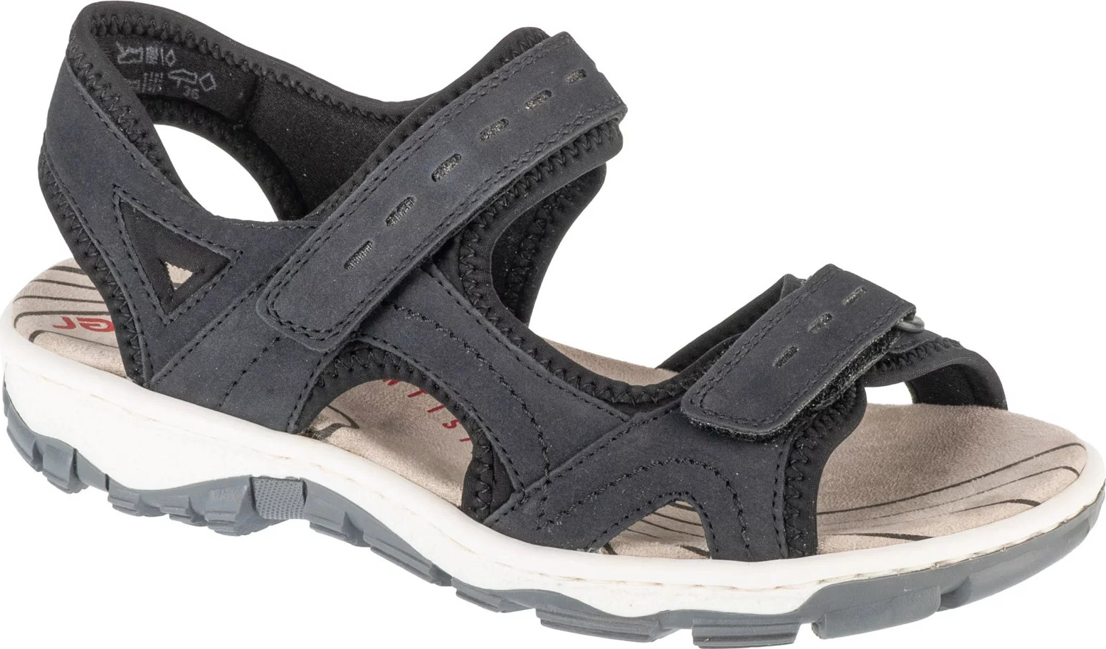 Tmavomodré dámske sandále Rieker Sandals 68866-14 Veľkosť: 38