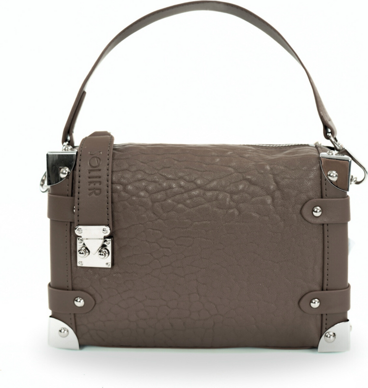 Cappucino dámska malá kabelka cez rameno NESSA FL43 NESSA CAPPUCCINO qt-0005 Veľkosť: ONE SIZE