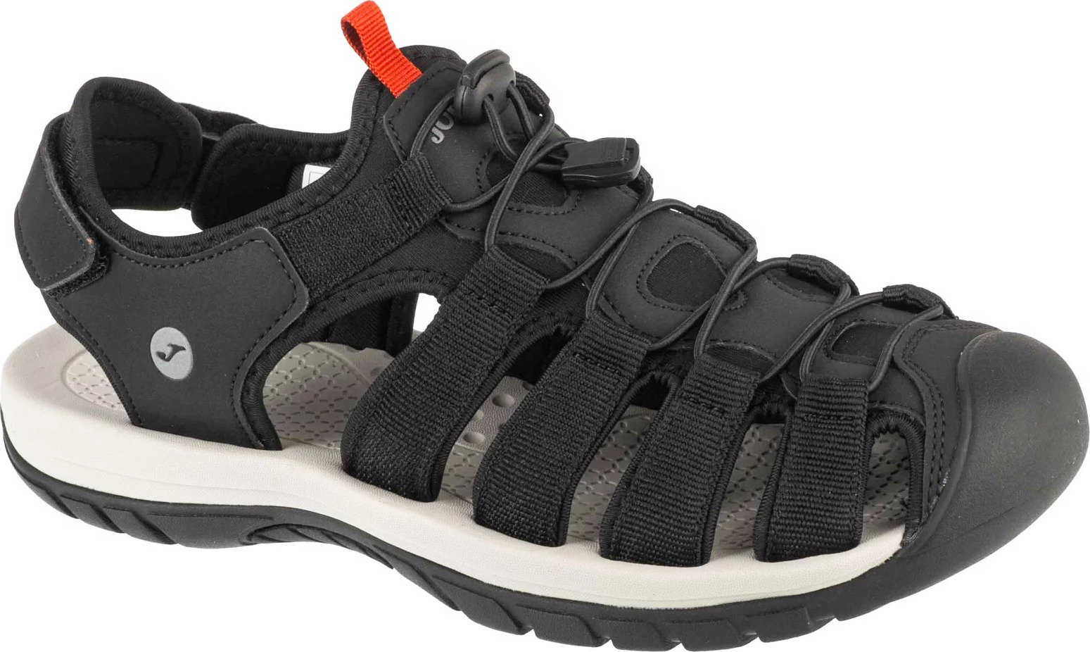 Čierne pánske sandále s plnou špičkou Joma S.Gea Men 2501 SGEAS2501V Veľkosť: 39