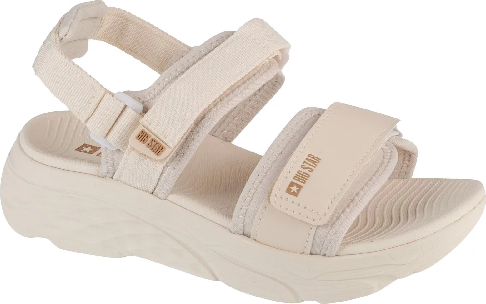 Smotanové dámske športové sandále Big Star Sandals RR274A076 Veľkosť: 41