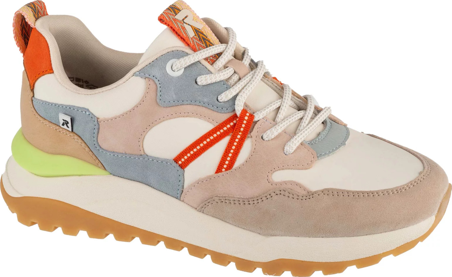 Smotanovo-béžové dámske tenisky Rieker Sneakers W2501-82 Veľkosť: 38