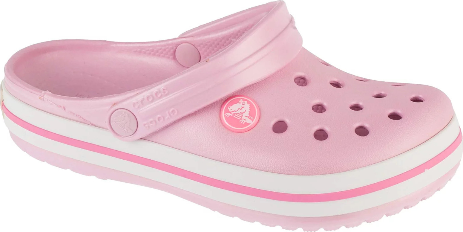 Svetloružové detské nazuváky Crocs Crocband Clog K 207006-6GD Veľkosť: 29/30