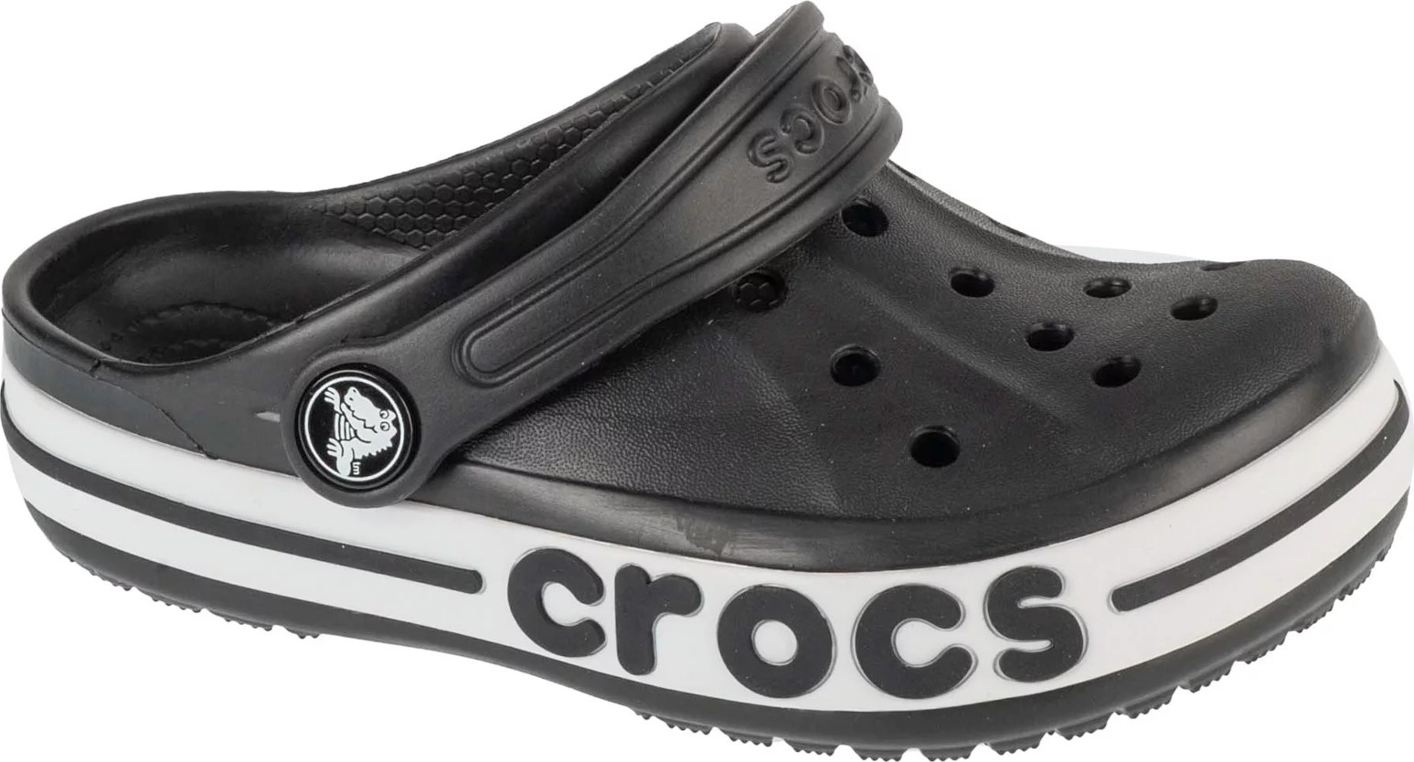 Čierne detské nazuváky Crocs Bayaband Kids Clog T 207019-001 Veľkosť: 29/30