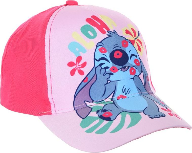 Ružová dievčenská šiltovka Disney - Lilo and Stitch Veľkosť: 52