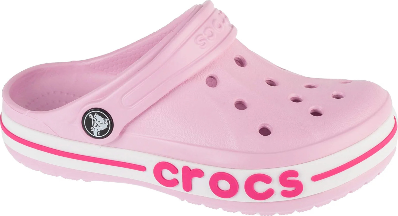 Svetloružové detské nazuváky Crocs Bayaband Kids Clog 207019-6TG Veľkosť: 29/30