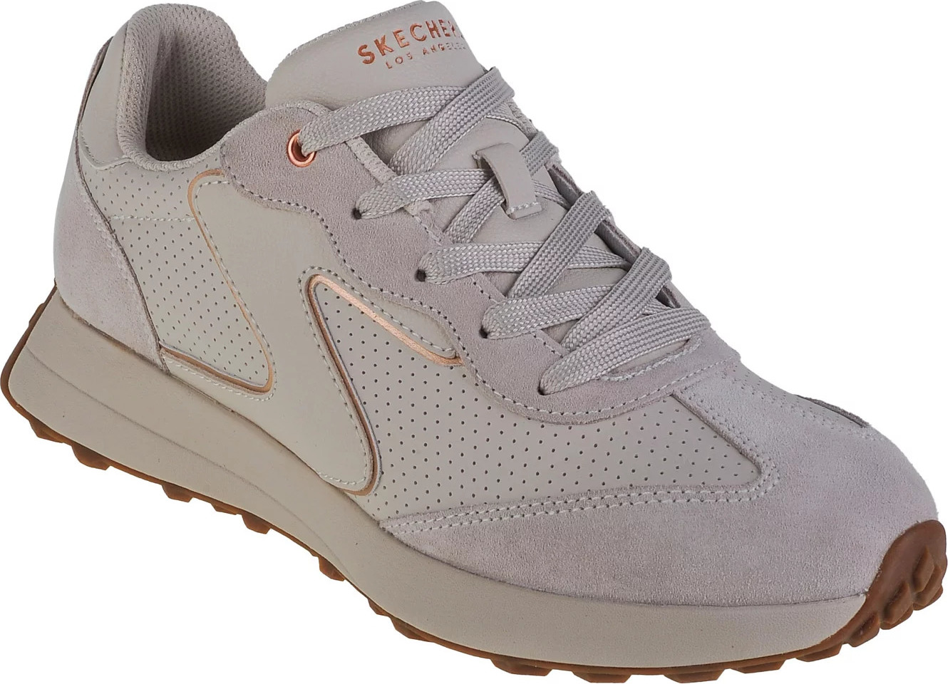 Smotanové dámske tenisky Skechers Gusto - Path Winder 177151-OFWT Veľkosť: 37