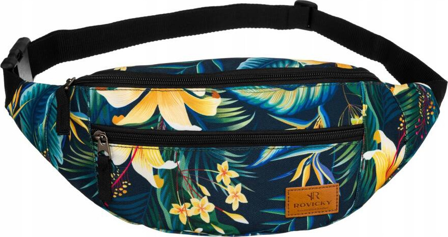 Rovicky Tmavomodro-žltá vzorovaná ľadvinka R-WB27 Veľkosť: ONE SIZE