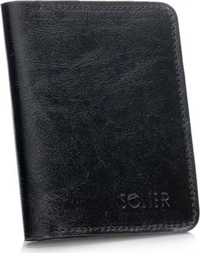 Elegantná pánska peňaženka značky SOLIER (SW15 BLACK) Veľkosť: ONE SIZE