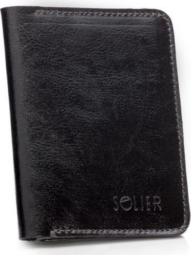 Elegantná pánska peňaženka značky SOLIER (SW15 DARK BROWN) Veľkosť: ONE SIZE